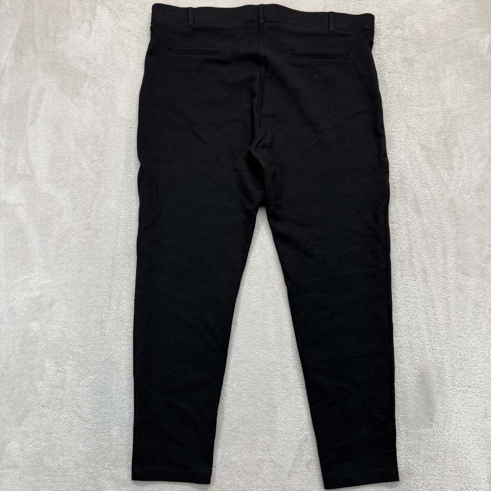 Betabrand Pants Women's XL Petite Dress Yoga Pants Black Tapered Leg Trousers - Picture 5 of 10